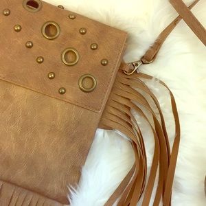Vegan Leather | Embellished Crossbody Purse